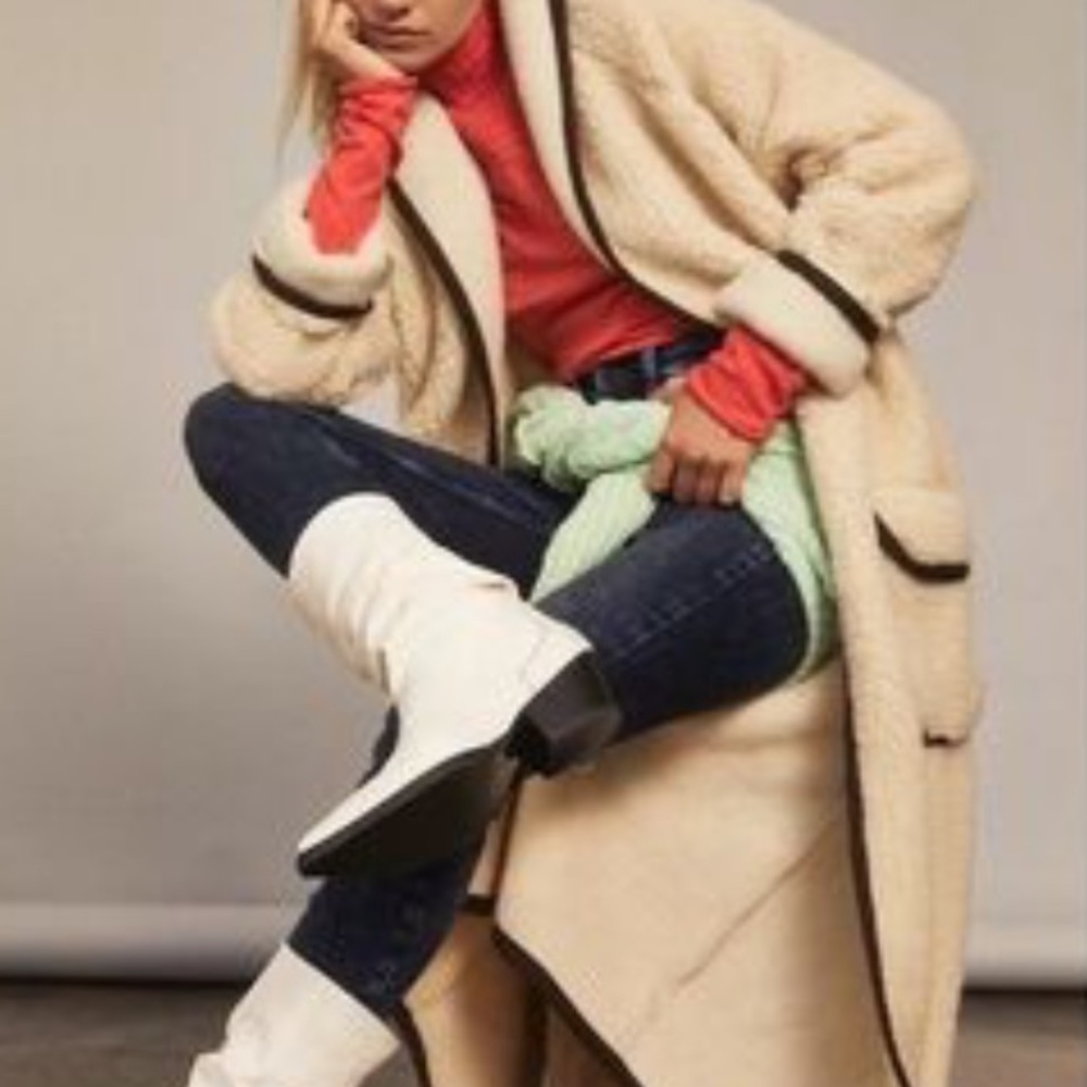 Free People Irresistible Teddy Cardigan with Large FP Canvas Gift Bag